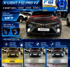 Độ Bi Gầm X-LIGHT F10 PRO V2 Cho VinFast VF7 – Lắp Zin 