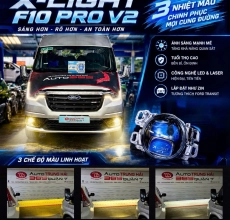 Độ Bi Gầm X-LIGHT F10 PRO V2 Cho Ford Transit – 3 Nhiệt Màu