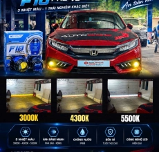 Độ Bi Gầm X-LIGHT F10 PRO V2 Cho Honda Civic – 3 Nhiệt Màu