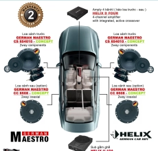 CẤU HÌNH SET ÂM THANH 3WAY 1 HELIX MADE IN GERMANY