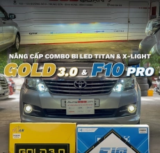 NÂNG CẤP ÁNH SÁNG VỚI COMBO BI LED TITAN GOLD 3.0 VÀ F10 PRO CỦA X-LIGHT