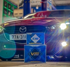 Combo đèn Bi Led X-Light V20 & Bi gầm Led X-Light F10 Pro cho xe Mazda 3