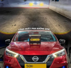 NÂNG CẤP ĐÈN BI GẦM G1 TURBO CHO XE NISSAN