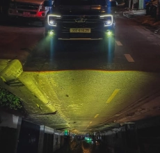 Ford Everest 2024 độ đèn bi gầm X-Light X3 Pro nhiệt màu 4.300K