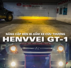 NÂNG CẤP ĐÈN BI GẦM HENVVI GT-1 CHO XE HUYNDAI