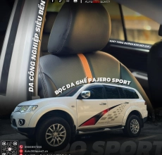 Bọc da ghế cho xe Mitsubishi Pajero Sport 2011