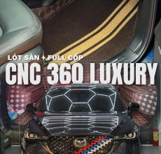 Lót sàn da 360 độ + Full Cốp sau cho xe  Mazda Cx5 2024