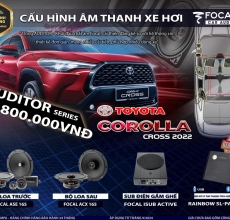 Nâng Cấp Âm Thanh Chất Lượng Cao Cho Toyota Cross 2022