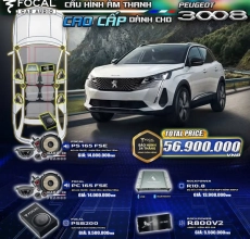 NÂNG CẤP DÀN LOA FOCAL CAO CẤP PEUGEOT 3008