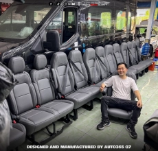 ÁO GHẾ DA CHO FORD TRANSIT 2025