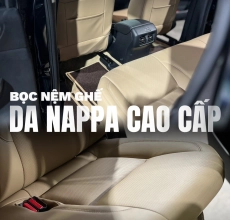 Bọc nệm ghế da Nappa cho xe Nissan Navara 2025