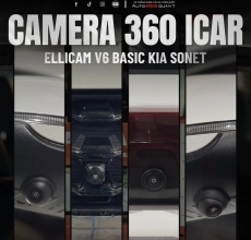 Combo Camera 360 độ Icar Ellicam V6 Basic và Camera hành trình 70Mai A200 trước – sau cho Kia Sonet 2024