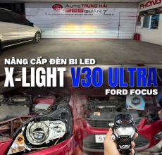 Ford Focus nâng cấp ánh sáng bi led Xlight V30 Ultra