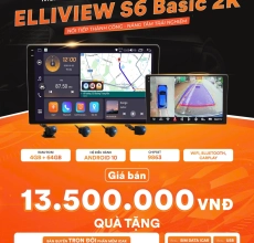 MÀN HÌNH ANDROID LIỀN CAM 360 ELLIVIEW S6 BASIC 2K