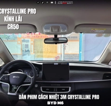 BYD M6 | Hoàn Thiện Gói Film Cách Nhiệt 3M Crystalline Pro