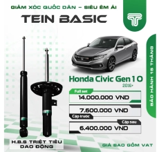 GIẢM XÓC CHO XE HONDA CIVIC GEN10 (2015-2021) TEIN BASIC
