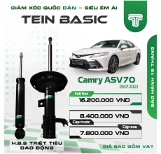 GIẢM XÓC CHO XE TOYOTA CAMRY ASV70 (2017-2022) TEIN BASIC