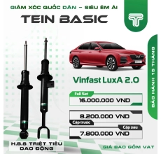 GIẢM XÓC CHO XE VINFAST LUX A2.0 (2019+) TEIN BASIC