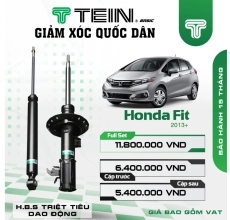 GIẢM XÓC CHO XE HONDA FIT (2013+) TEIN BASIC