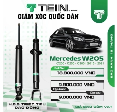 GIẢM XÓC MERCEDES C-CLASS W205 – C200, C250, C300 (2015-2021) TEIN BASIC