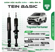 GIẢM XÓC CHO XE TOYOTA FORTUNER (2005+)TEIN BASIC