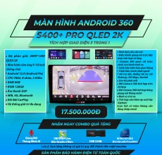 MÀN HÌNH ANDROID TÍCH HỢP CAM 360 WINCA S400+ PRO QLED 2K