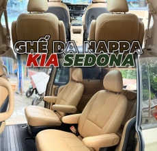 Kia Sedona may full nội thất da Nappa 