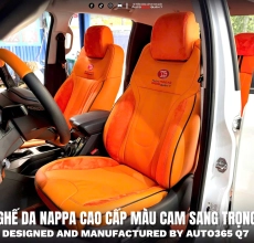 COMBO ĐỘ NỘI THẤT MÀU CAM CHO XE FORD RANGER