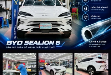 Dán PPF AX K Series Cho BYD Sealion 6 – Bảo Vệ Toàn Diện