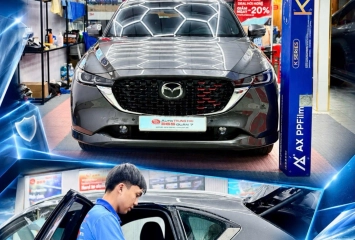 Dán PPF AXFILM K SERIES Cho Mazda CX-5 – Bảo Vệ Sơn Zin