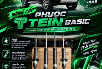 Phuộc TEIN BASIC Cho Ford Everest 2019 – Nâng Cấp Hệ Thống Treo
