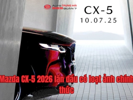 Mazda CX-5 2026 lần đầu có loạt ảnh chính thức: Lộ rõ nét cụm đèn mới, nhiều đường nét góc cạnh hơn, logo hybrid, ra mắt ngay tuần sau